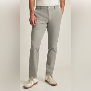 Bonobos Original Stretch Washed Chino Slim Grey Dog Size 30 x 32